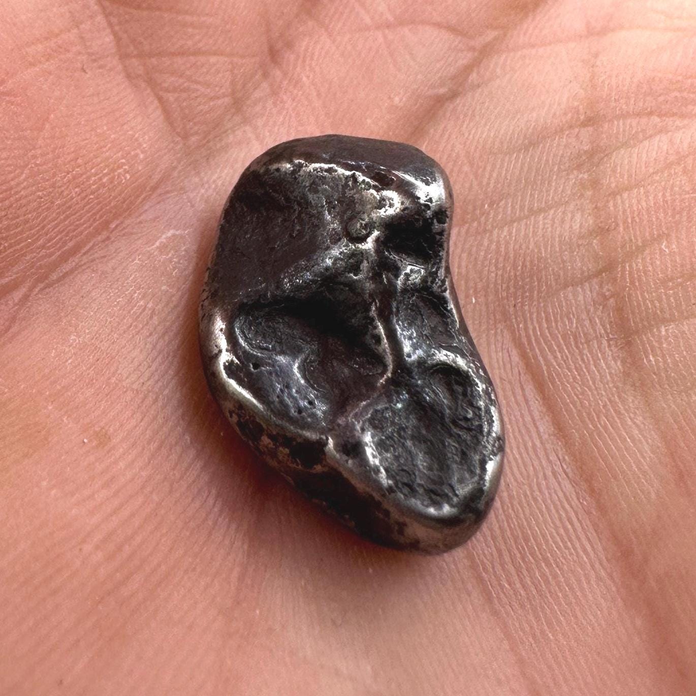 Agoudal Iron Meteorite, Space Gift, Authentic Meteorite, Astronomy Gift, Space Rock with Regmaglypts, Rare and Unique Collectible, 8.22g