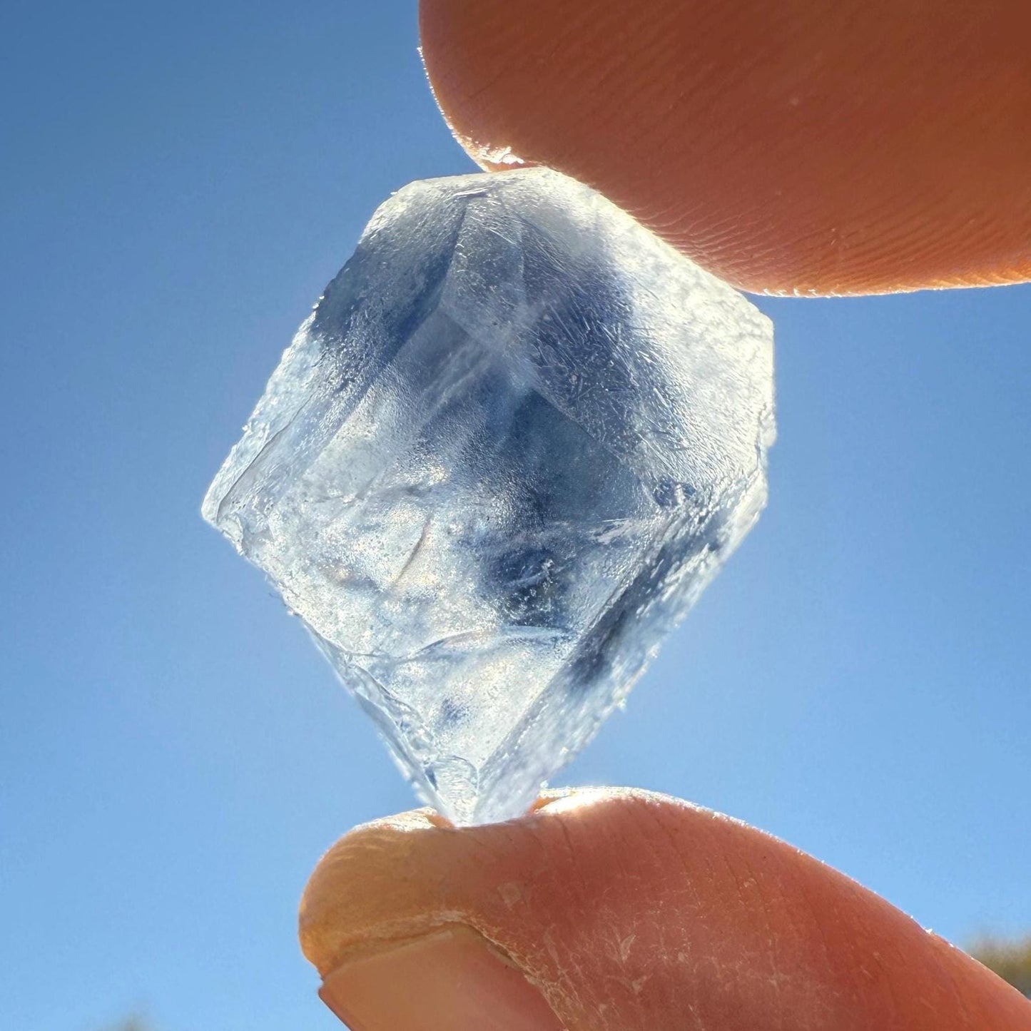 Rare Blue Dumortierite Crystal from Bahia, Brazil, Terminated– 4.16g/20.8ct, Gemstone for Collectors, Meditation, Reiki, Healing Decor