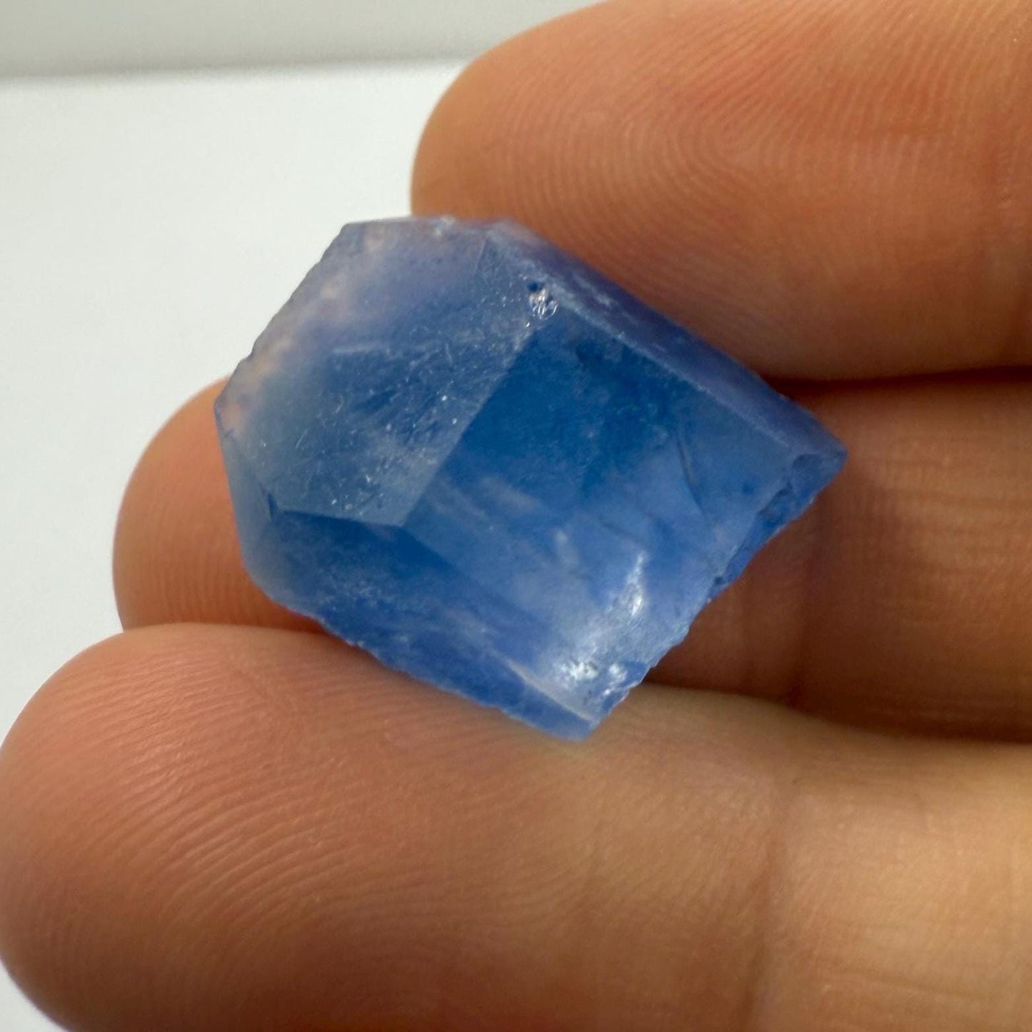 Rare Blue Dumortierite Crystal from Bahia, Brazil, Terminated– 4.16g/20.8ct, Gemstone for Collectors, Meditation, Reiki, Healing Decor