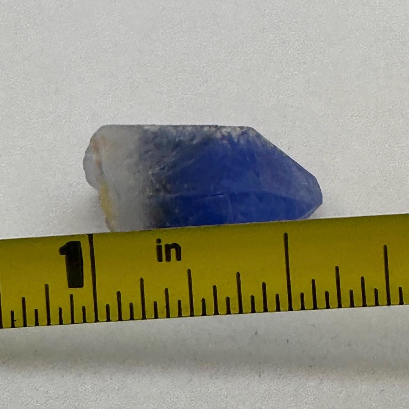 Rare Blue Dumortierite Crystal from Bahia, Brazil, Terminated– 1.97g/9.85ct, Gemstone for Collectors, Meditation, Reiki, Healing Decor