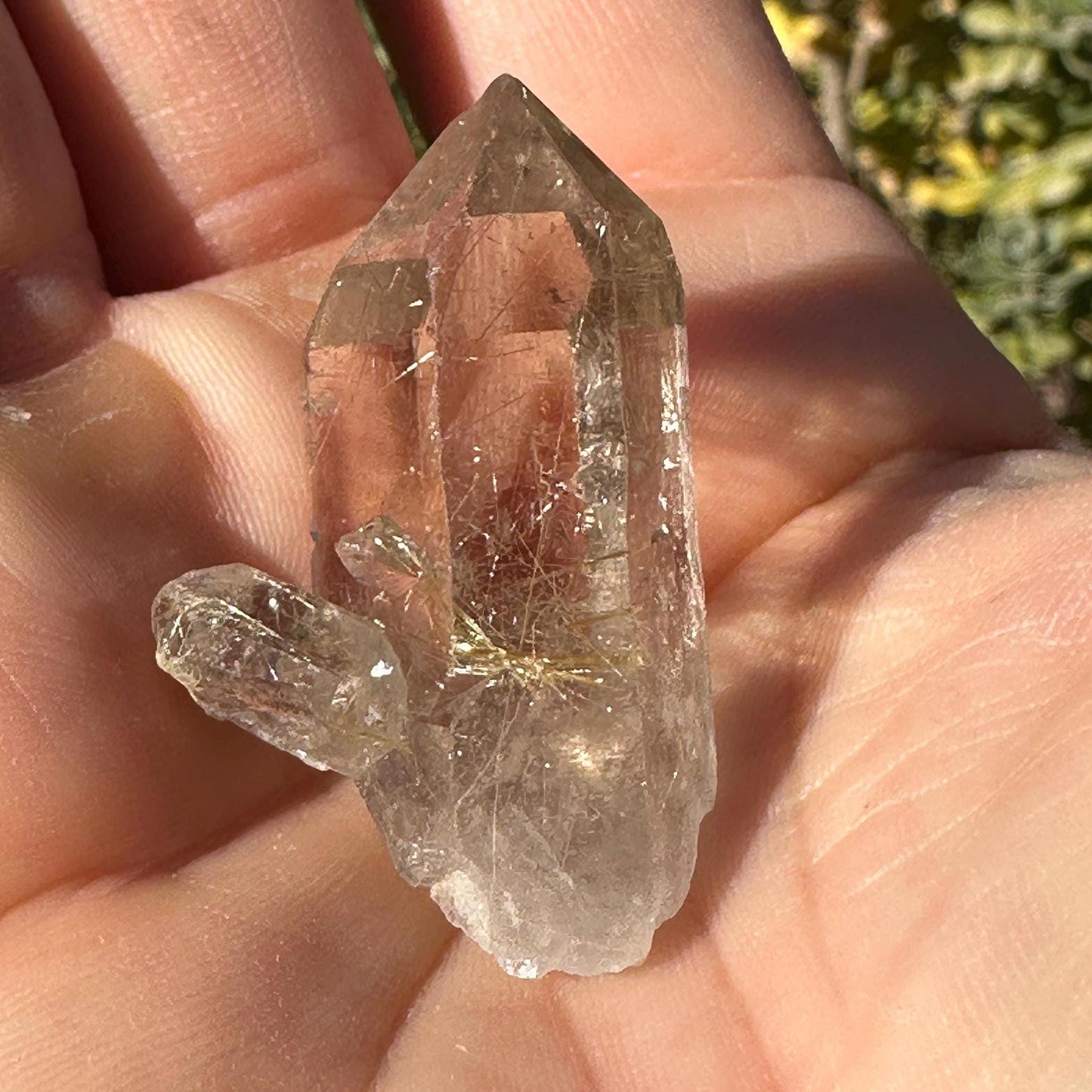 Rare Golden Rutilated Quartz, Brazilian Rutilated Quartz Crystal, Rultile Quartz, Brazilian Crystal, Fine Crystals, Novo Horizonte, 14.34g