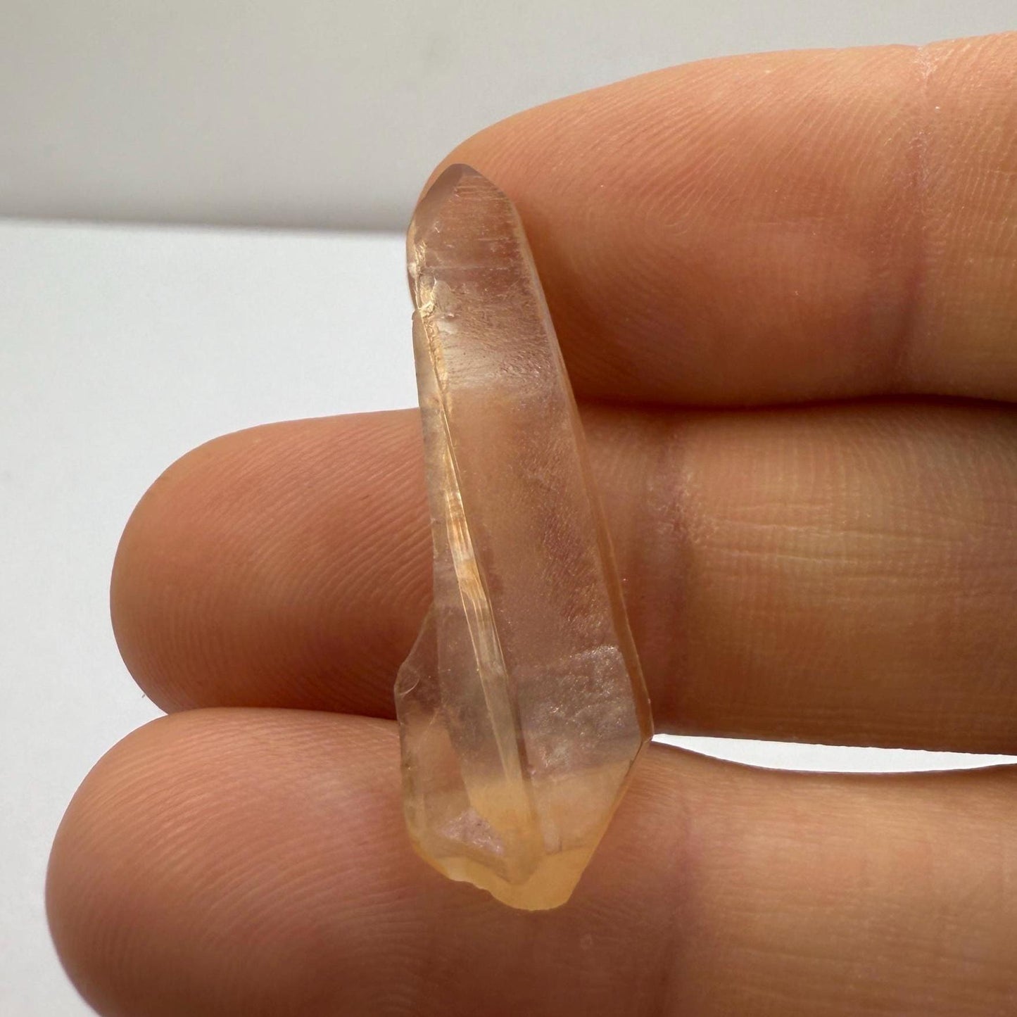 Brazilian Tangerine Lemurian Quartz Crystals | Small, Medium, Large Sizes | Raw Orange Points | Healing and Energy Stones