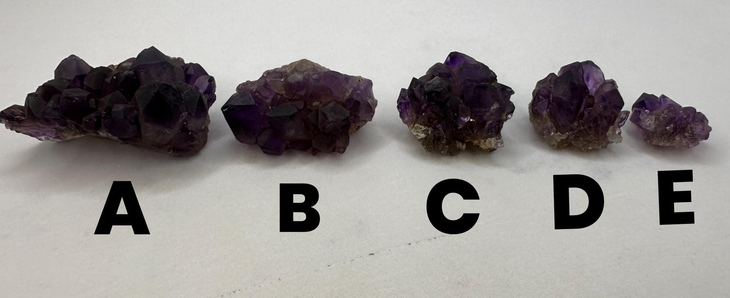 Deep Purple Amethyst Crystal Clusters, Brazilian Amethyst, Raw Amethyst, Crystals, Crystal Collection, Amethyst Quartz, Reiki Healing