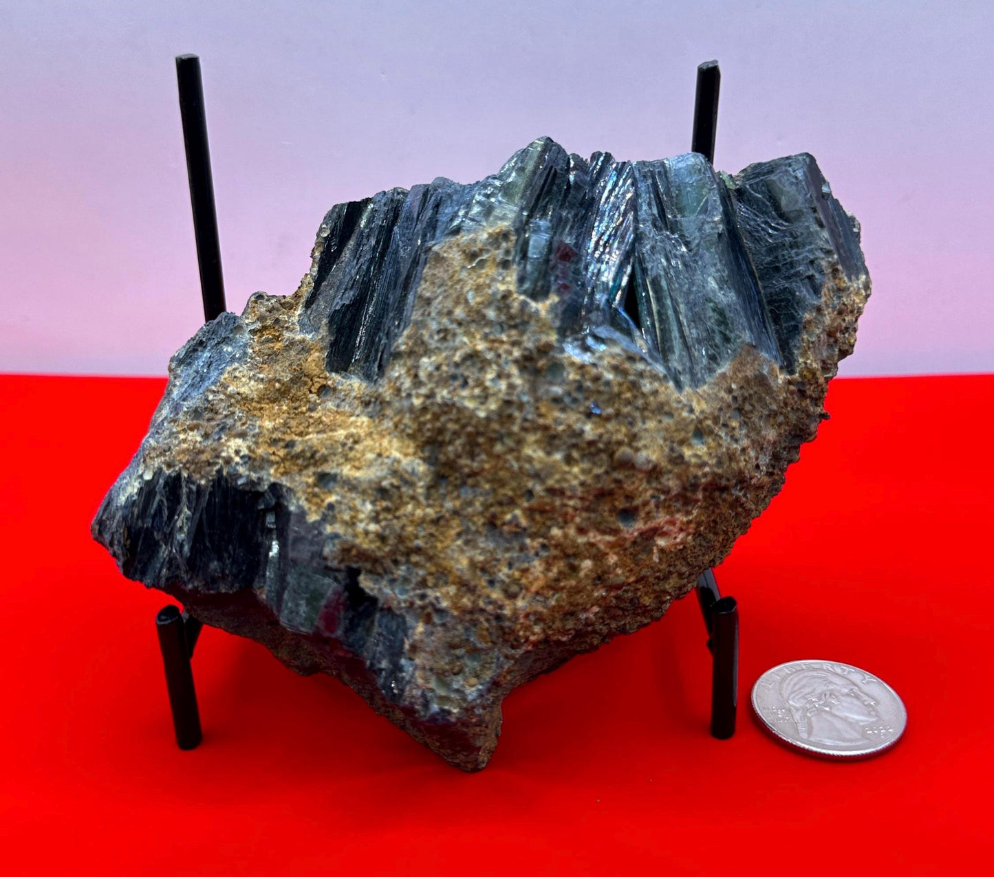 Rare Large Vivianite Crystal Specimen, Vivianite, Vivianite, Brazilian Vivianite, Reiki Energy, Crystal Collection, Reiki, 426 Grams/15 oz