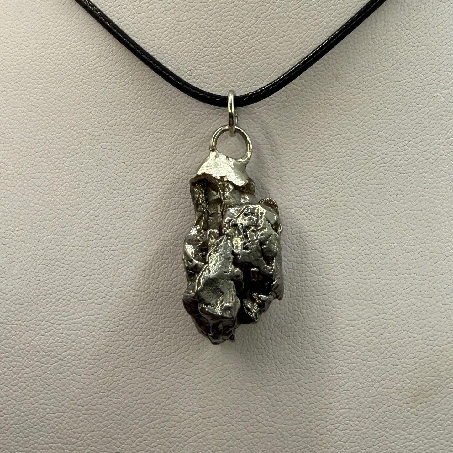Campo del Meteorite Pendant, Astronomy Gift, Authentic Meteorite, Meteorite Jewelry, Meteorite Pendant, COA, Space Gift, 10.11 Grams