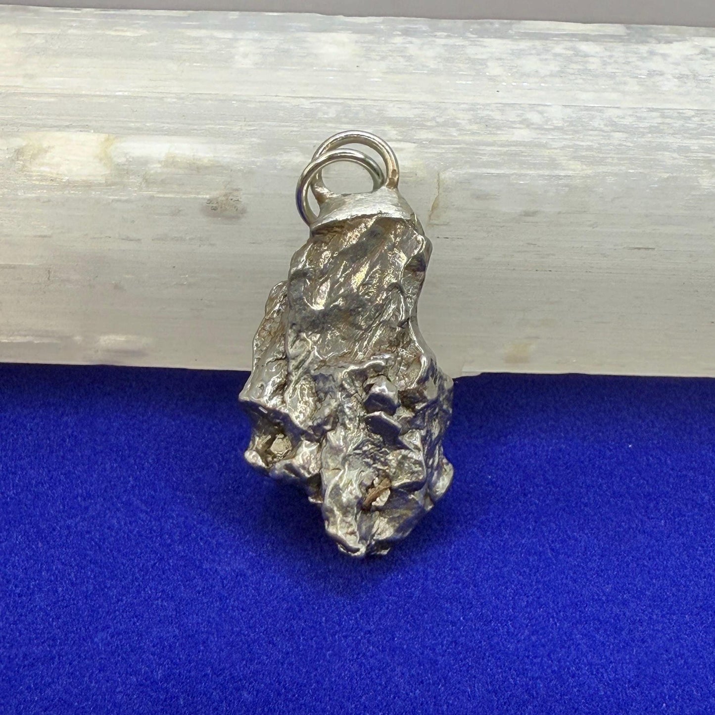 Campo del Meteorite Pendant, Astronomy Gift, Authentic Meteorite, Meteorite Jewelry, Meteorite Pendant, COA, Space Gift, 10.11 Grams