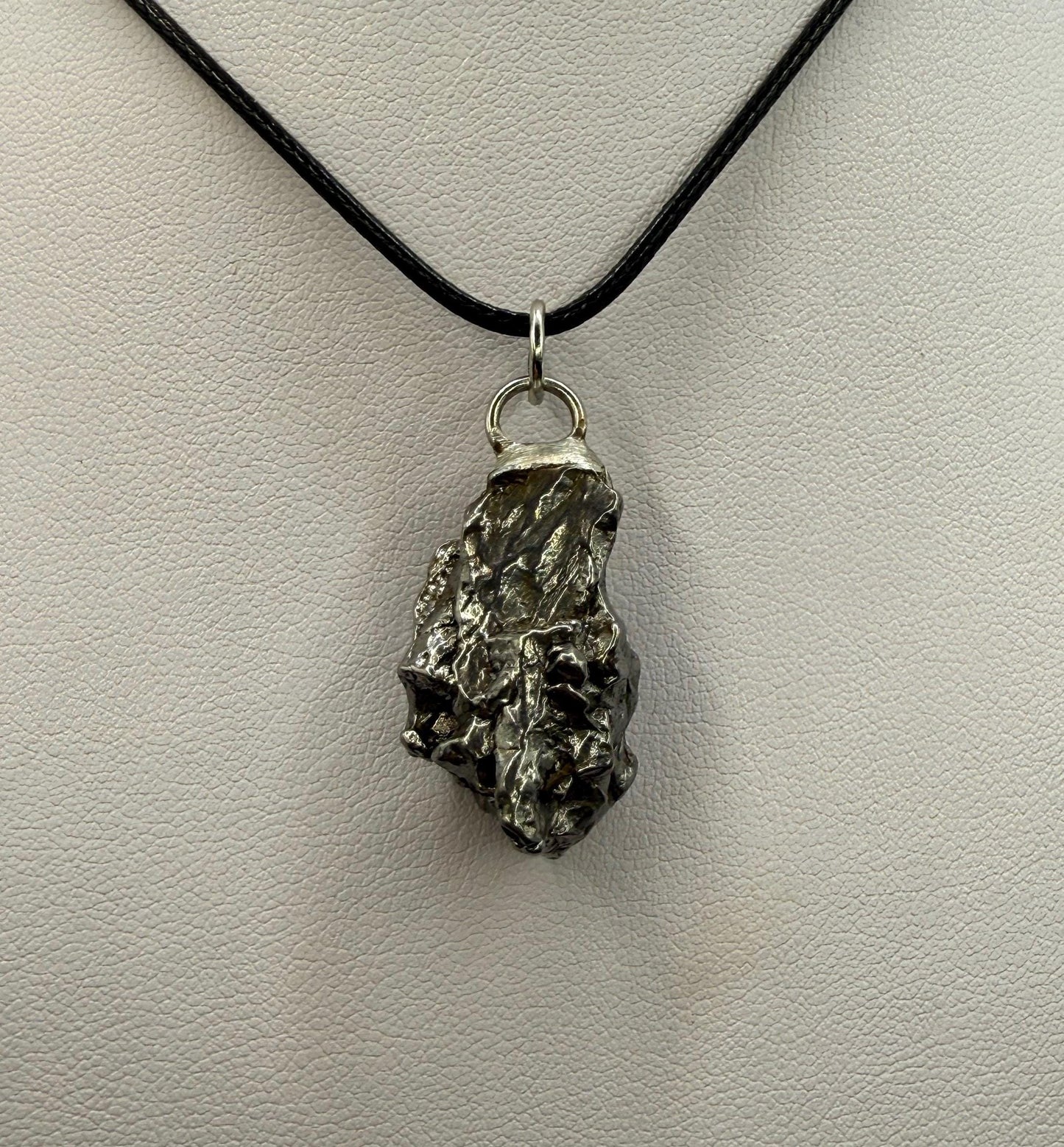 Campo del Meteorite Pendant, Astronomy Gift, Authentic Meteorite, Meteorite Jewelry, Meteorite Pendant, COA, Space Gift, 10.11 Grams