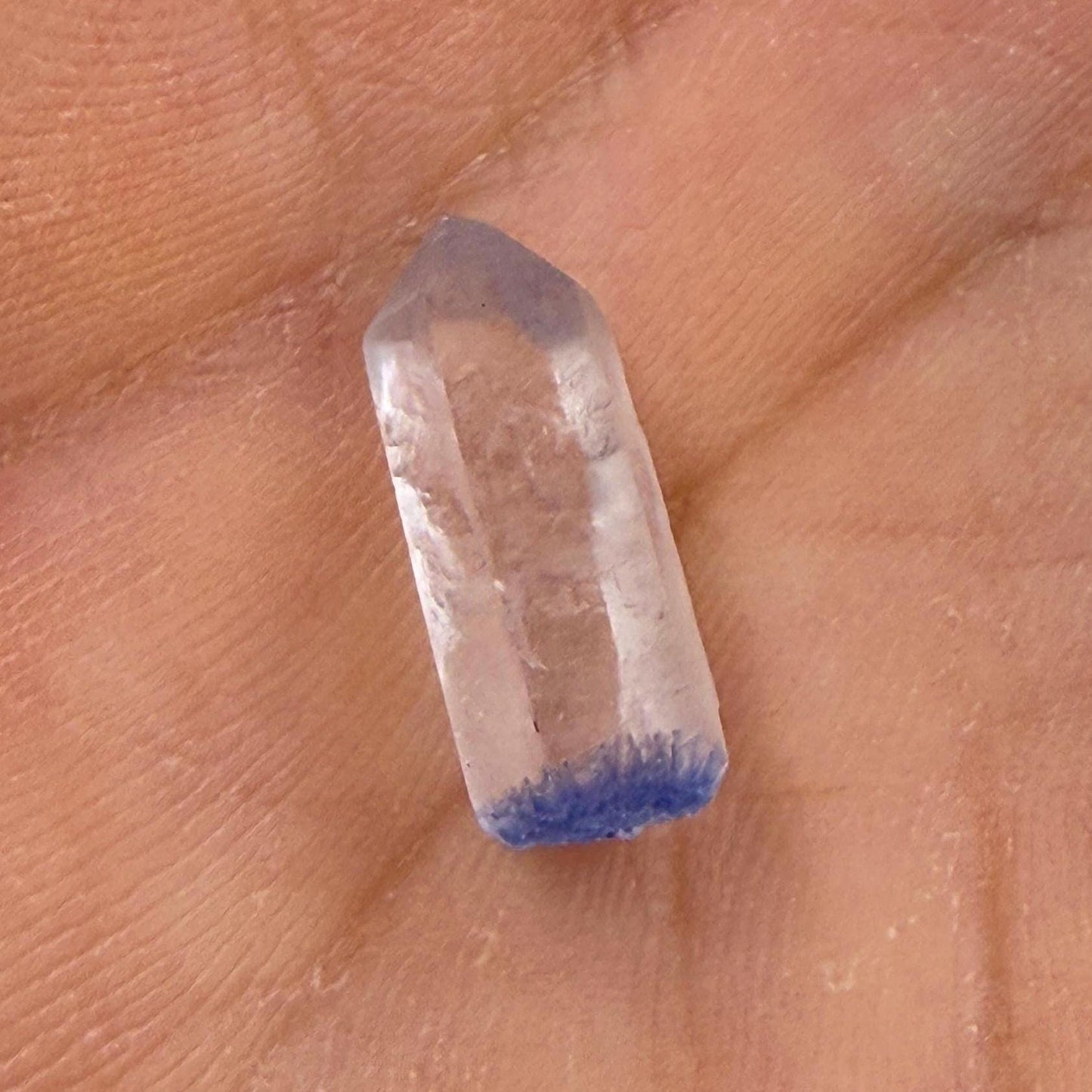 Rare Blue Dumortierite Crystal from Bahia, Brazil, Terminated– 0.66g/3.3ct, Gemstone for Collectors, Meditation, Reiki, Healing Decor
