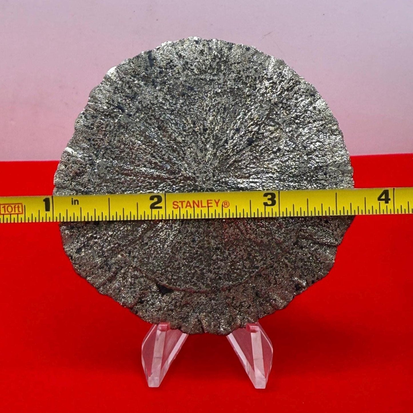 Sparkling Pyrite Sun, Pyrite Dollar, Pyrite, Rock Collection, Sparta Illinois, Radiant Sun, Abundance, Creativity, Energy Work, 60.08 Grams