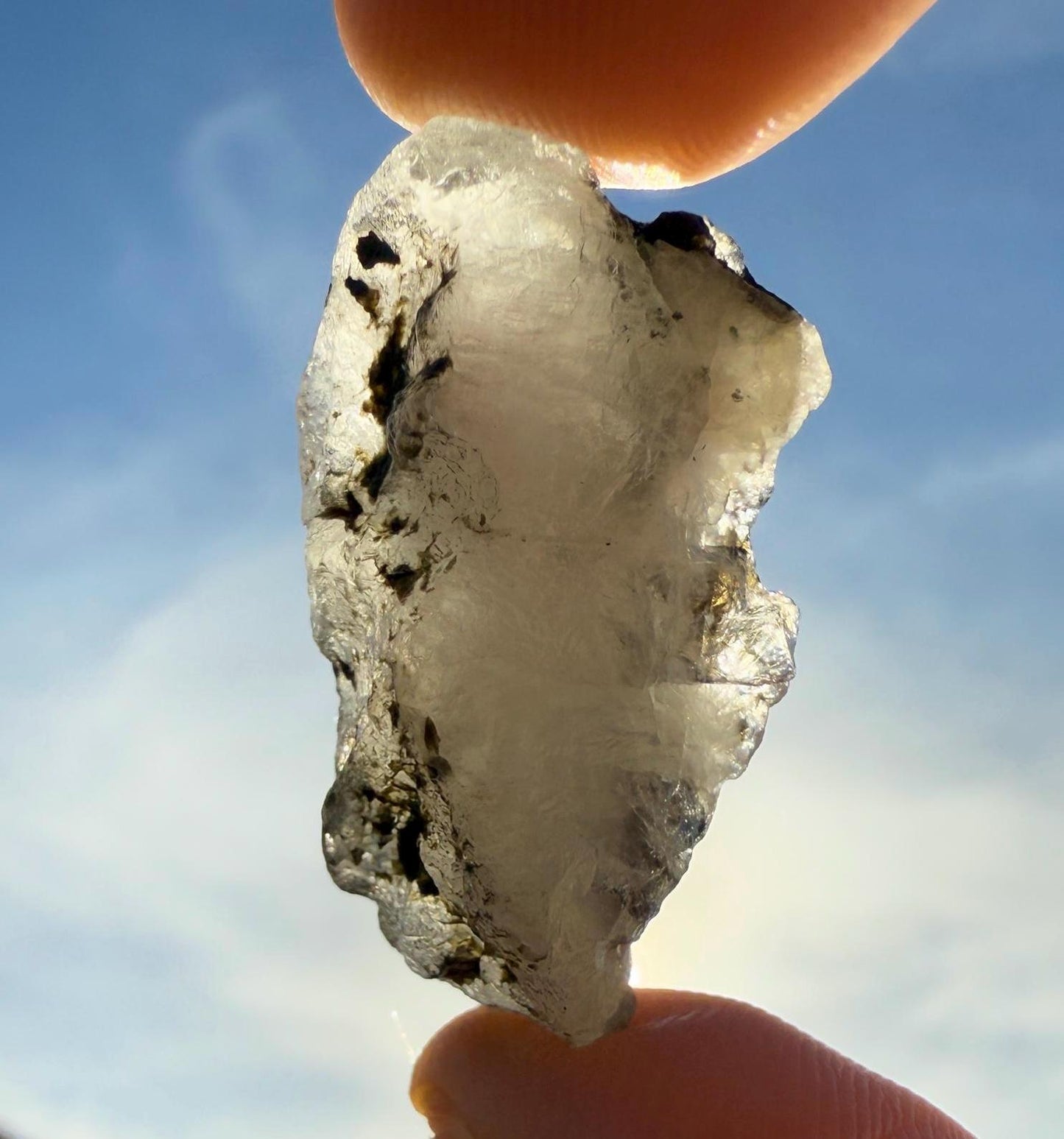 Rare Natural Brazilian Phenacite Crystal 7.63g/38.15ct– High-Energy Meditation Stone, Transformation & Healing – Collector’s Specimen