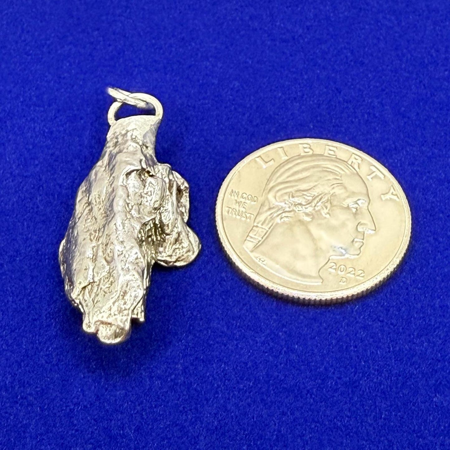 Beautiful Meteorite Campo del Cielo Pendant 10.96 Grams, Astronomy Gift, Authentic Meteorite, Meteorite Jewelry, Meteorite Pendant, COA