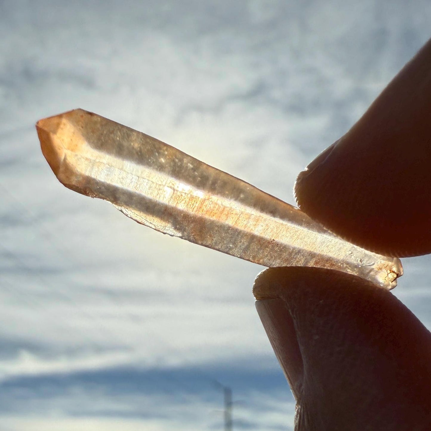 Brazilian Tangerine Lemurian Quartz Crystals | Small, Medium, Large Sizes | Raw Orange Points | Healing and Energy Stones