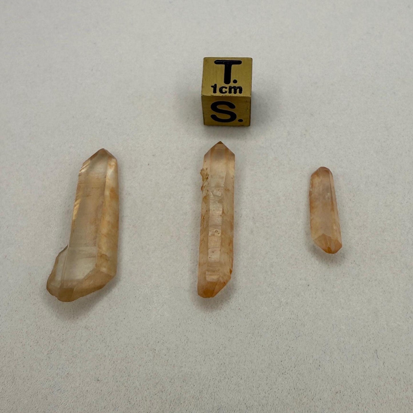 Brazilian Tangerine Lemurian Quartz Crystals | Small, Medium, Large Sizes | Raw Orange Points | Healing and Energy Stones
