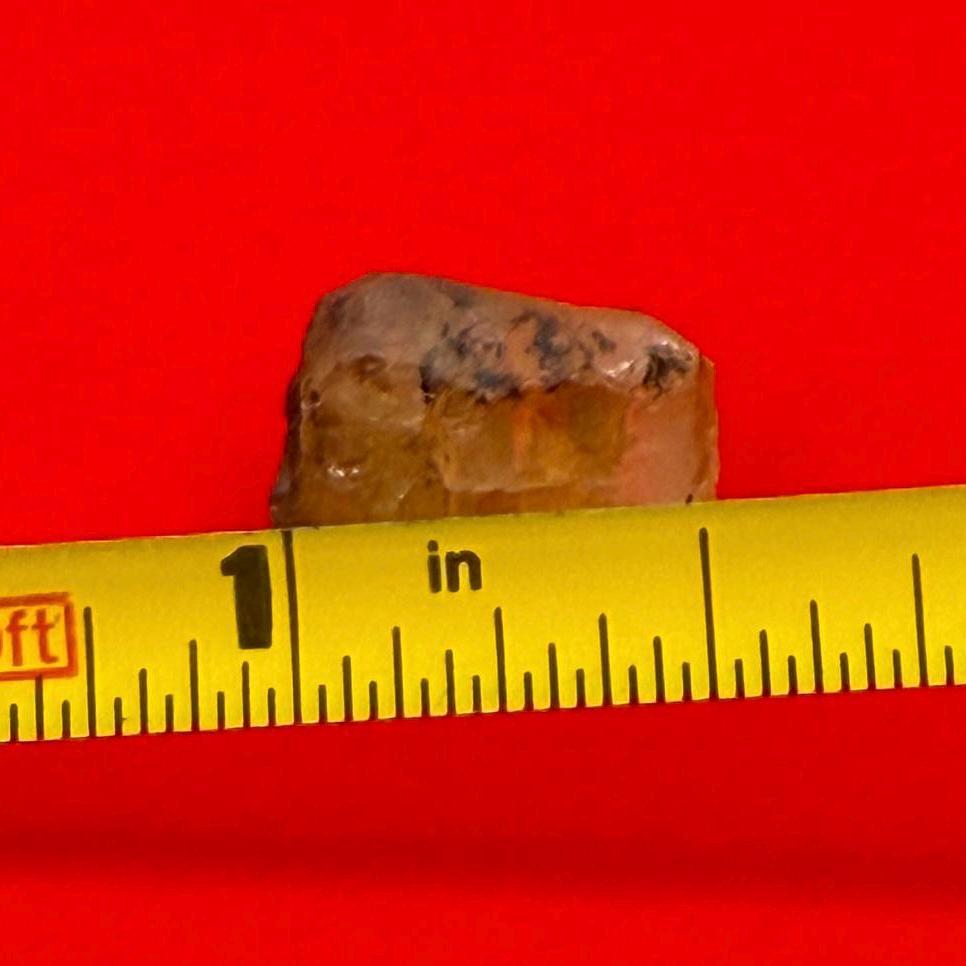 Rare Golden Brazilian Phenacite Crystal 2.57g, 12.85 carats, High-Vibration Energy Stone, Spiritual Growth, Transformation, and Meditation