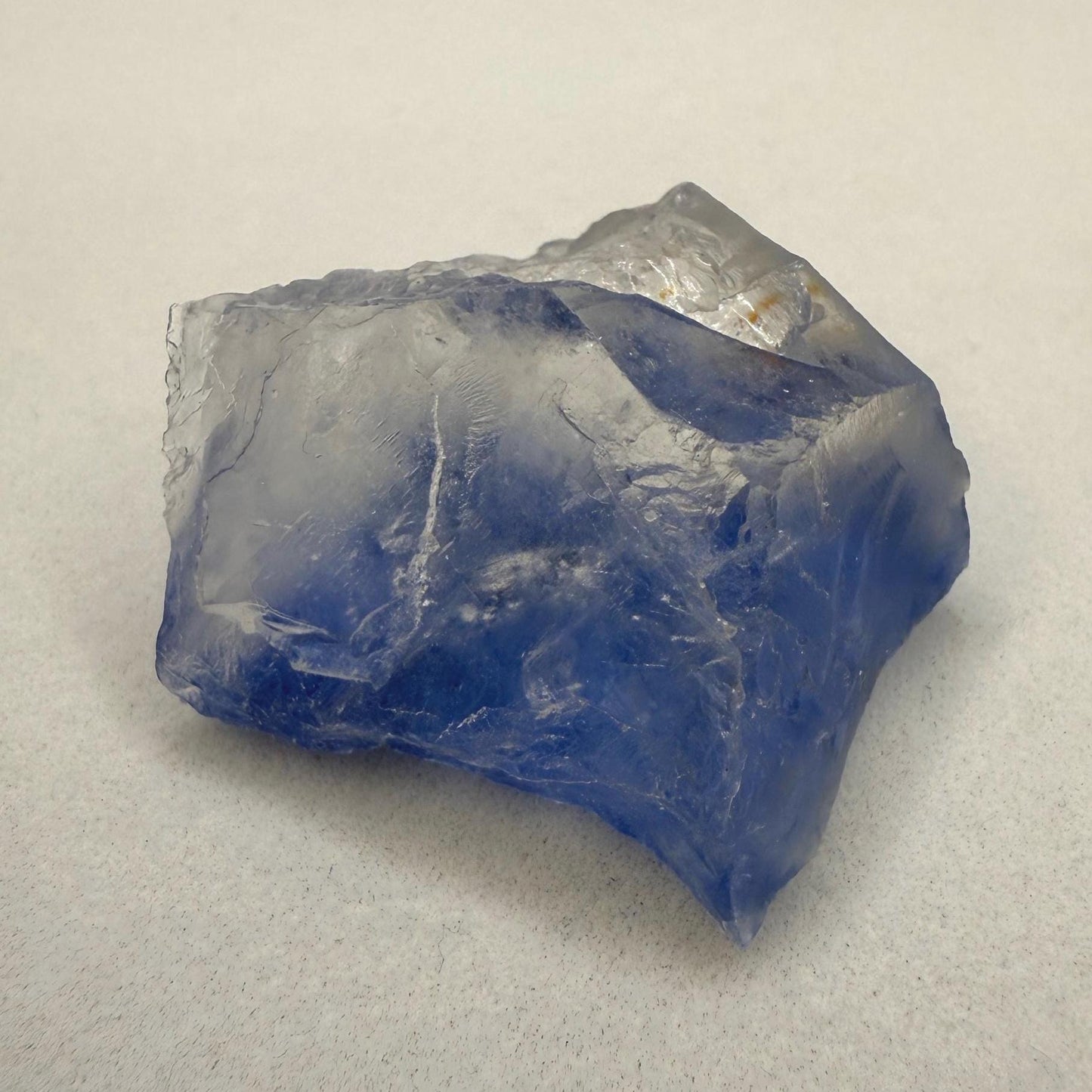 Rare Blue Dumortierite Crystal from Bahia, Brazil, Terminated– 23.70g/118.5ct, Gemstone for Collectors, Meditation, Reiki, Healing Decor