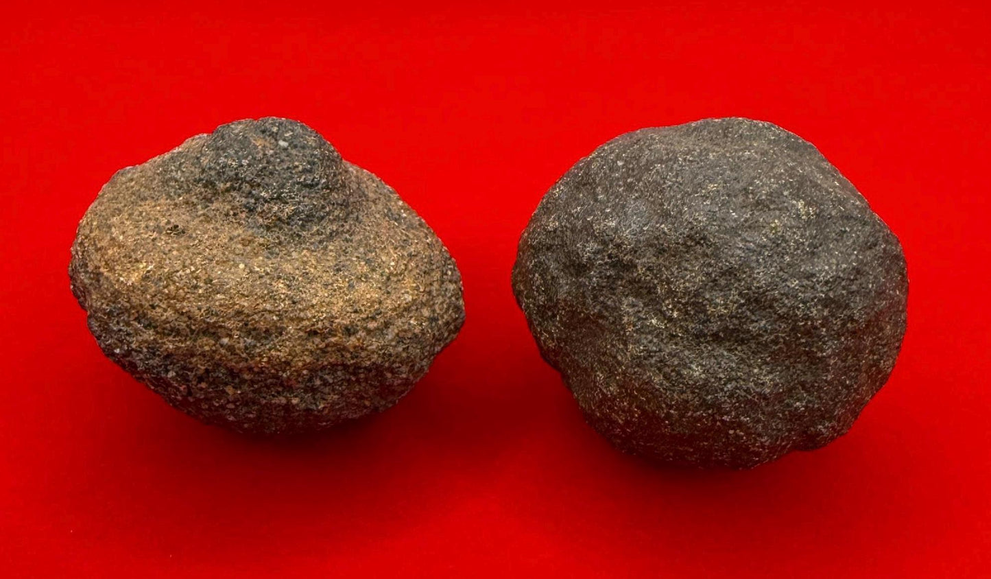 Moqui Marbles, Pair of Stones, Top Quality Stones, Shaman Stones, Southern Utah, Thunder Stones, Hopi Marbles, Sandstone, 40.76 grams