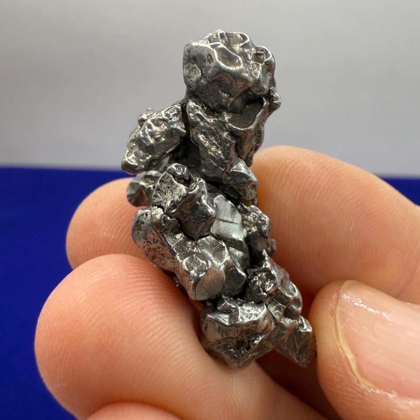 Unique Meteorite Specimen Campo del Cielo 18.11 grams, Rare Moving Piece, Reiki, Astronomy Gift, Display Case and Carrying Bag