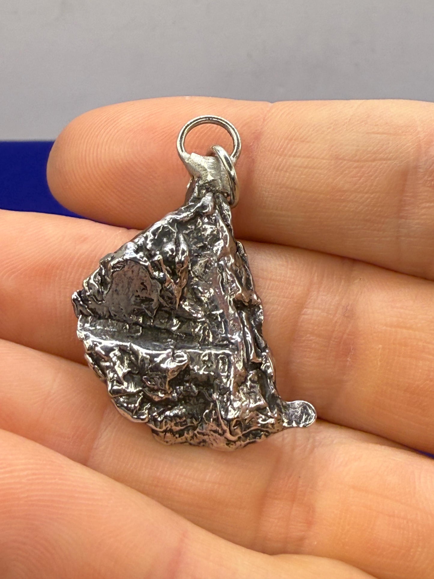 Beautiful Aletai Meteorite Pendant, 11.68 grams, Astronomy Gift, Authentic Meteorite, Meteorite Jewelry, Meteorite Pendant, COA, Space Gift