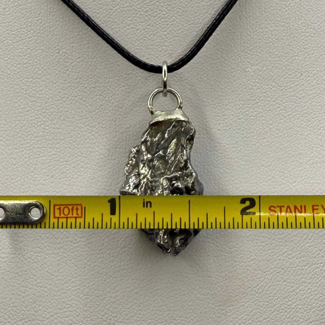 Campo del Meteorite Pendant, Astronomy Gift, Authentic Meteorite, Meteorite Jewelry, Meteorite Pendant, COA, Space Gift, 10.11 Grams