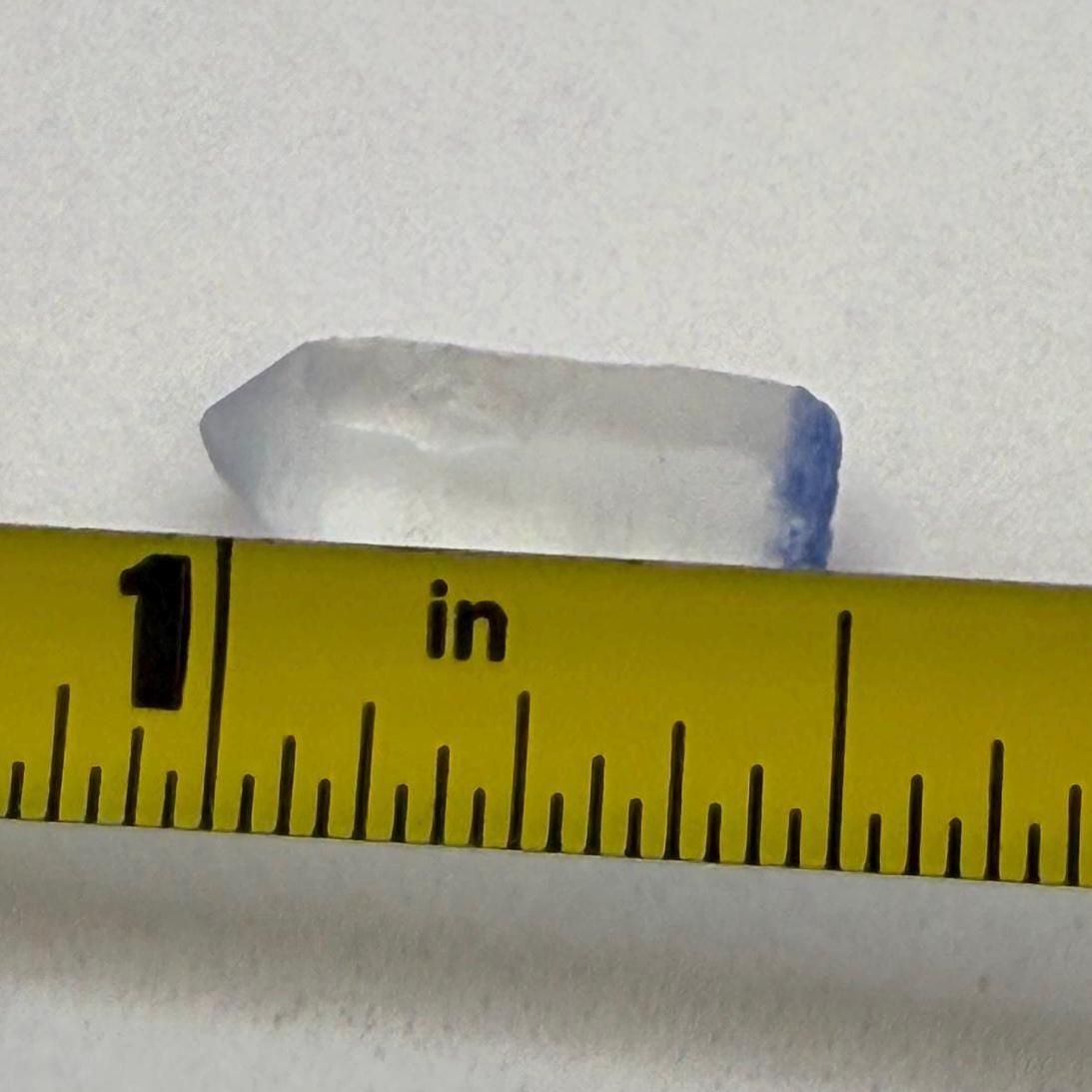 Rare Blue Dumortierite Crystal from Bahia, Brazil, Terminated– 0.66g/3.3ct, Gemstone for Collectors, Meditation, Reiki, Healing Decor