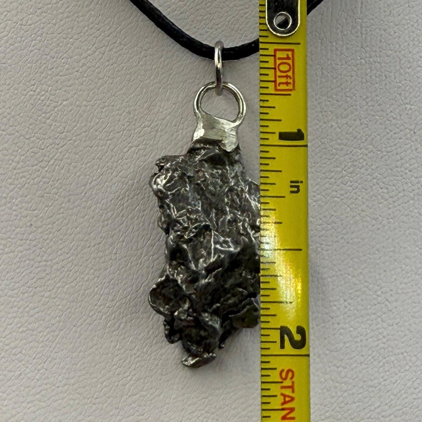 Beautiful Meteorite Pendant, Campo del Cielo, 10.81 grams, Astronomy Gift, Authentic Meteorite, Meteorite Jewelry, Meteorite Pendant, COA