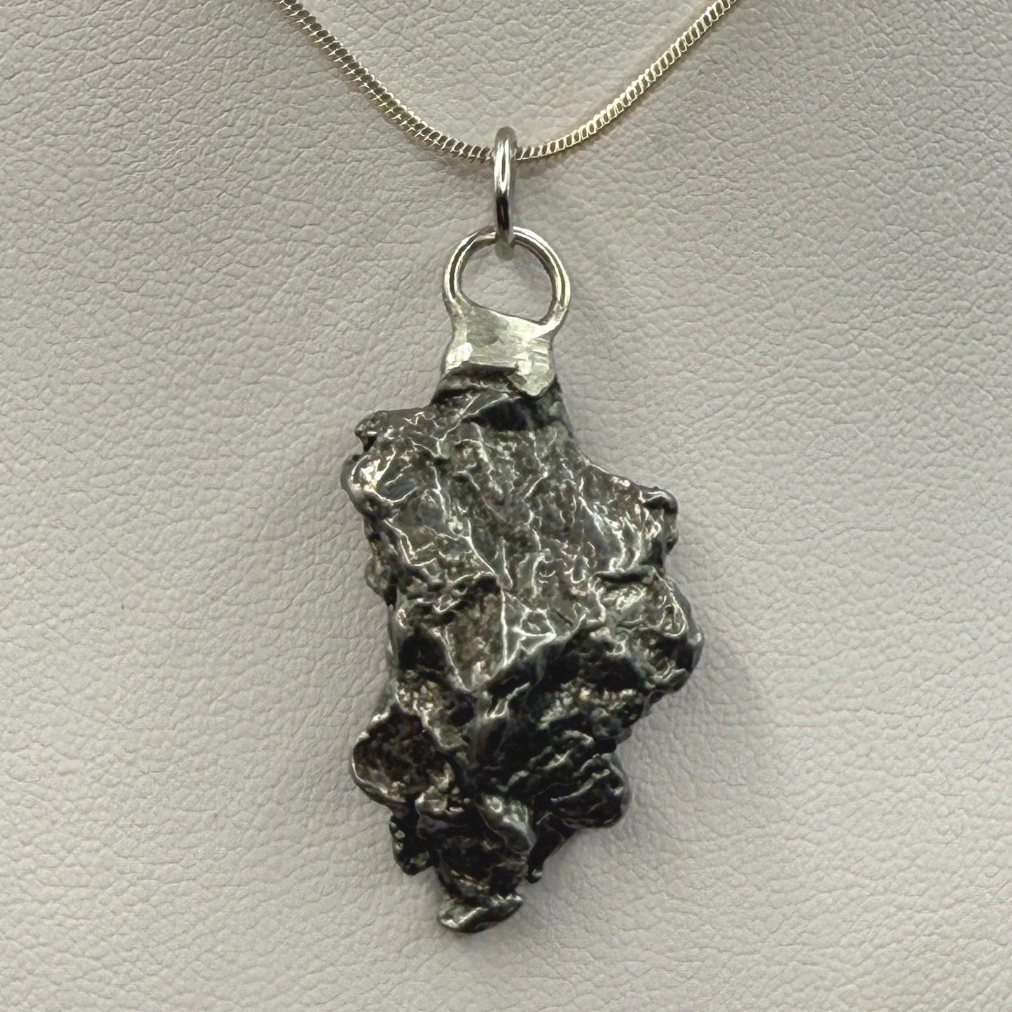 Beautiful Meteorite Pendant, Campo del Cielo, 10.81 grams, Astronomy Gift, Authentic Meteorite, Meteorite Jewelry, Meteorite Pendant, COA