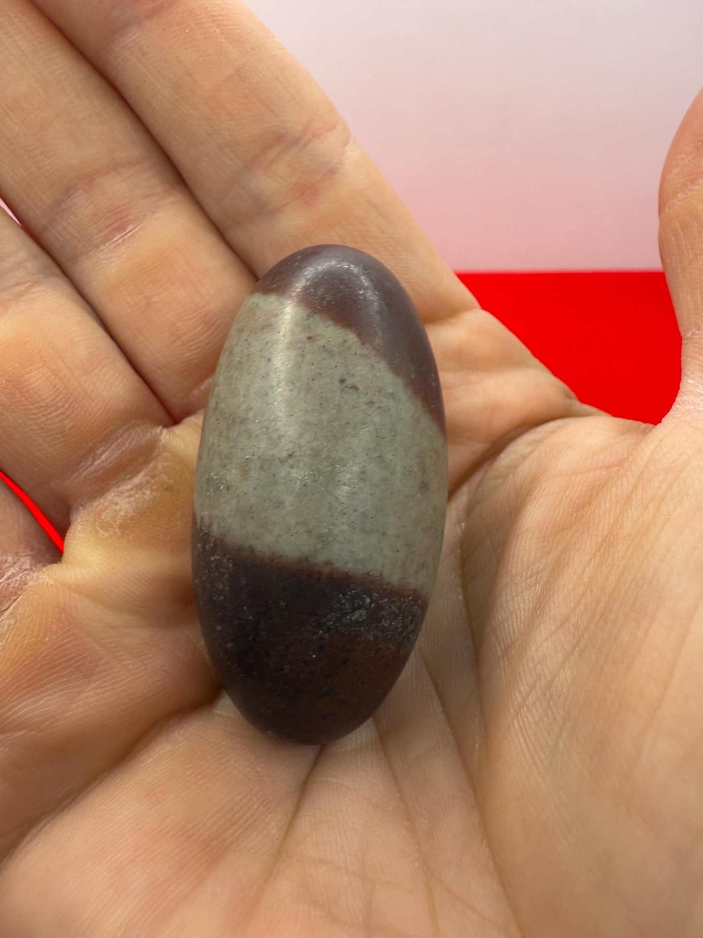 Beautiful Shiva Lingam, India, Hindu God, weighs 1.5 ounces, Shiva, Fertility Stone, Energy Work, Reiki, Rock Collection