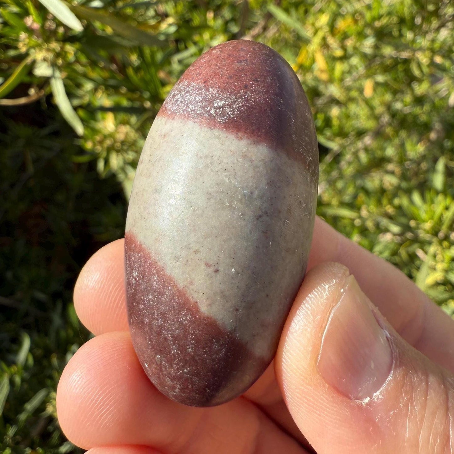Beautiful Shiva Lingam, India, Hindu God, weighs 1.5 ounces, Shiva, Fertility Stone, Energy Work, Reiki, Rock Collection