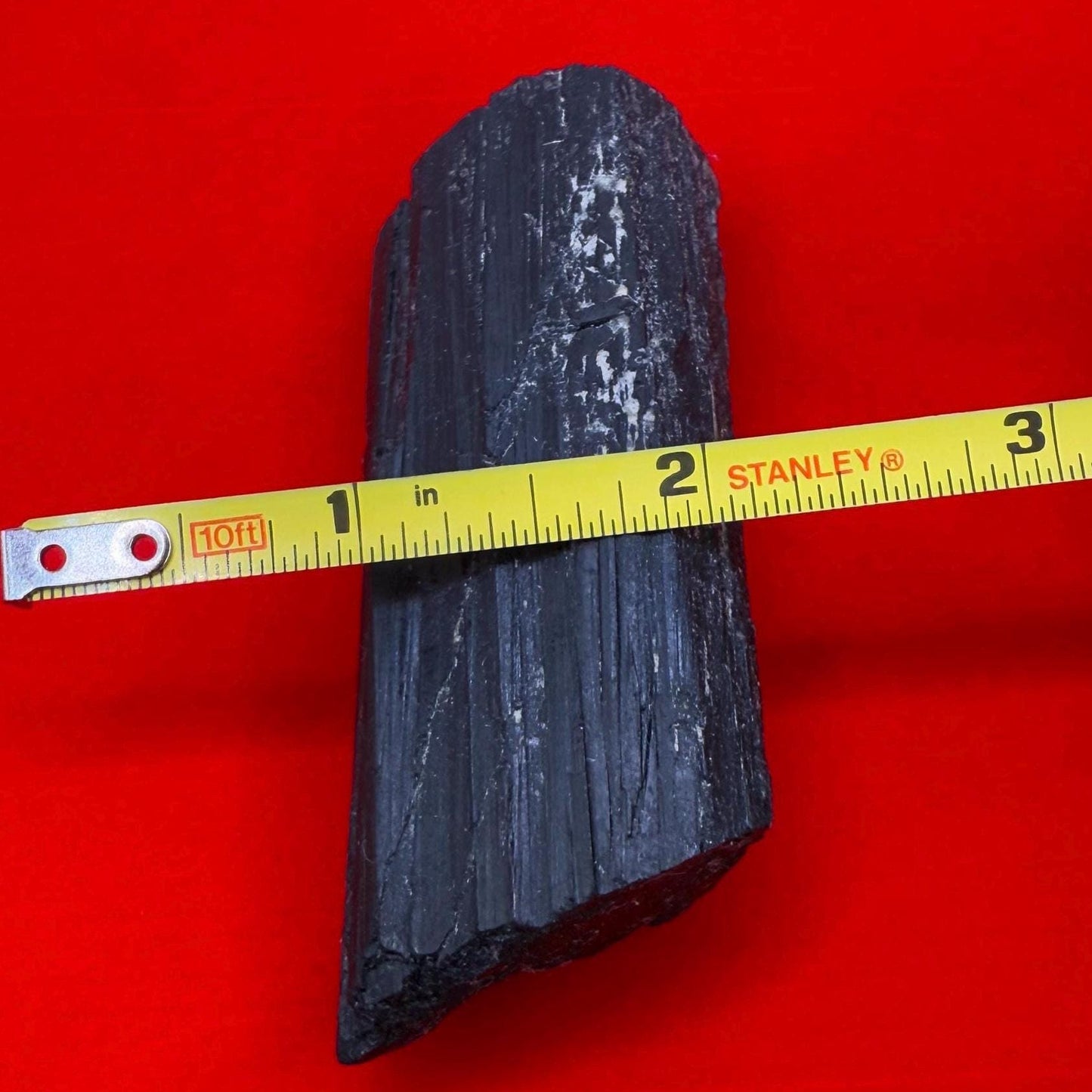 Black Tourmaline uncut natural stone, Psychic Protection, Rock Collection, Office Decor, Home Decor, 105.77 grams/3.7 ounces