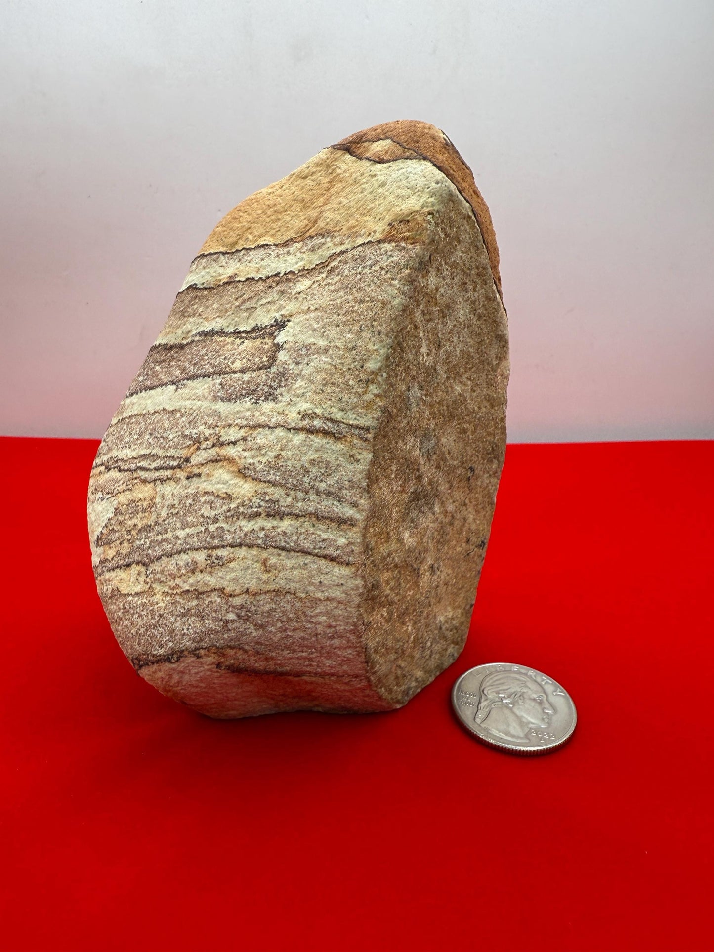 Beautiful Sandstone Sculpture from Kanab Utah, Natural, Shinarump, Sandstone, Sandstone Specimen, Rock Collection, 1 lb 3.8 ounces