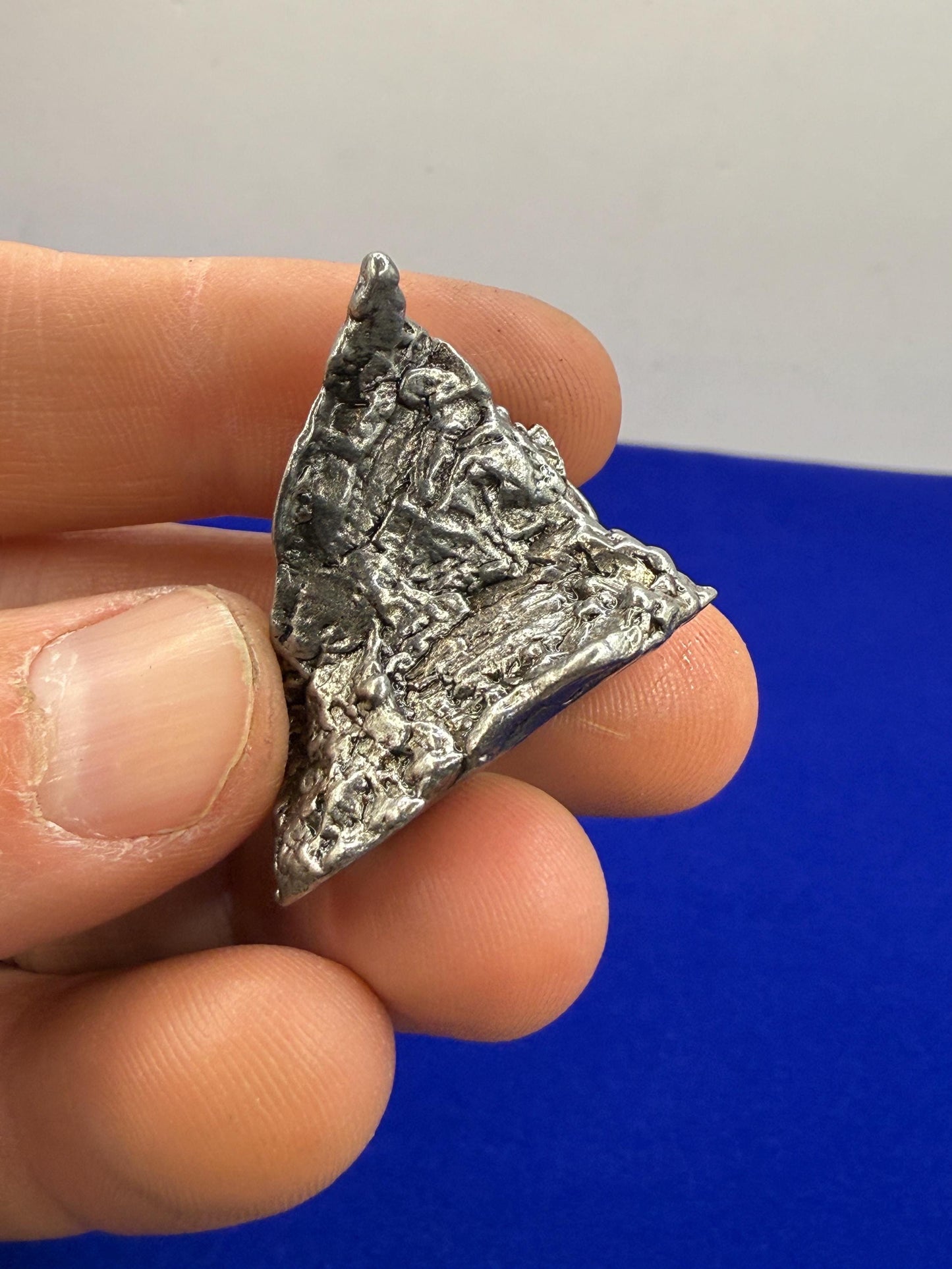 Beautiful Aletai Meteorite Specimen, 24.07 grams, COA, Meteorite Collection, Astronomy Gift, Authentic Iron Meteorite, Space Gift, Space