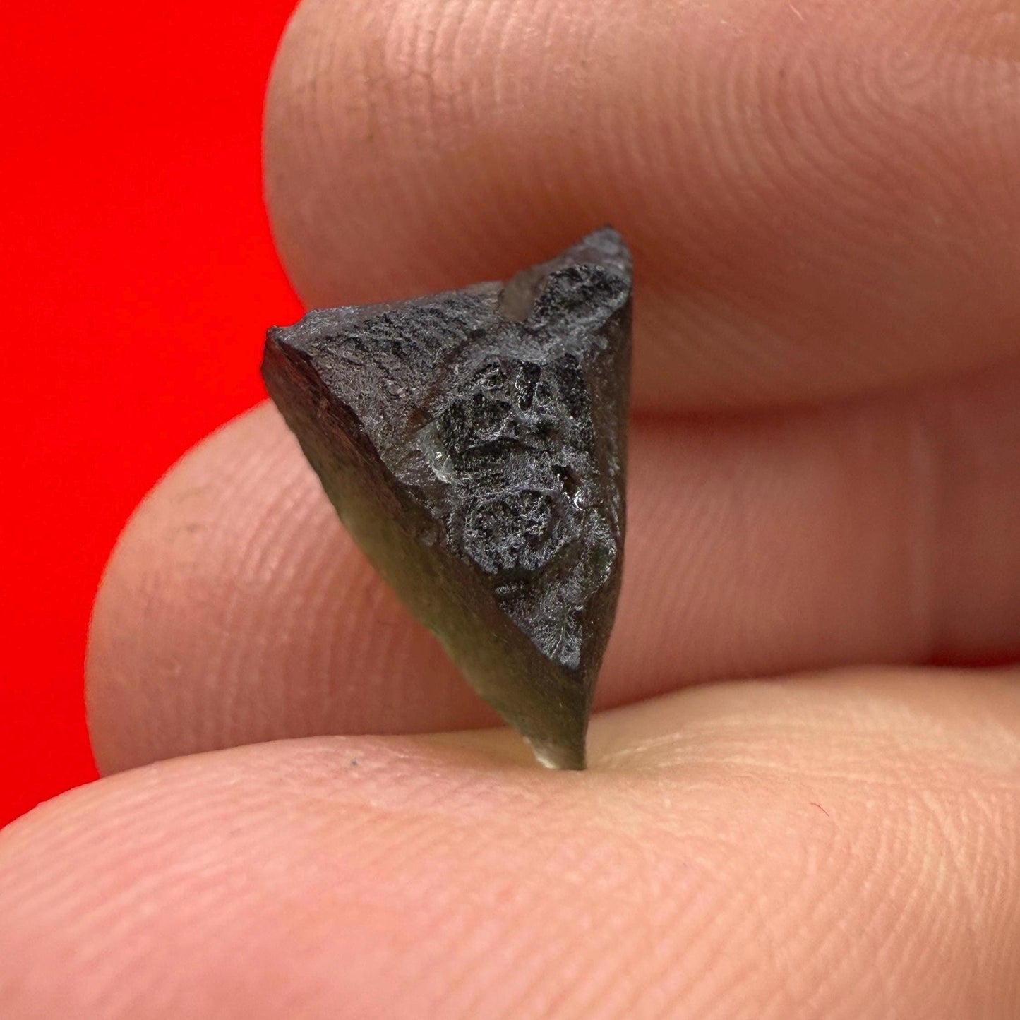 Moldavite Tektite Specimen, High Quality, Transformation, Manifestation, Reiki, Authentic Moldavite Specimen, 0.66 grams|3.3 carats