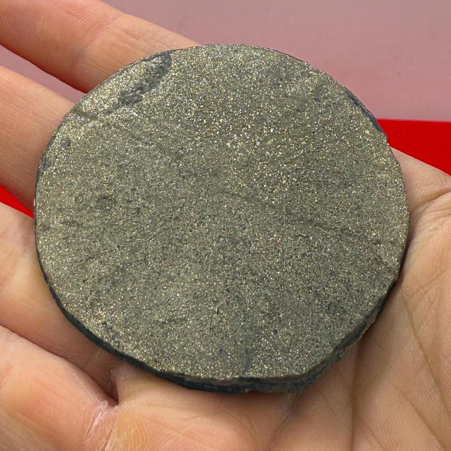 Sparkling Pyrite Sun, Pyrite Dollar, Pyrite, Rock Collection, Sparta Illinois, Radiant Sun, Abundance, Creativity, Energy Work, 61.99 Grams