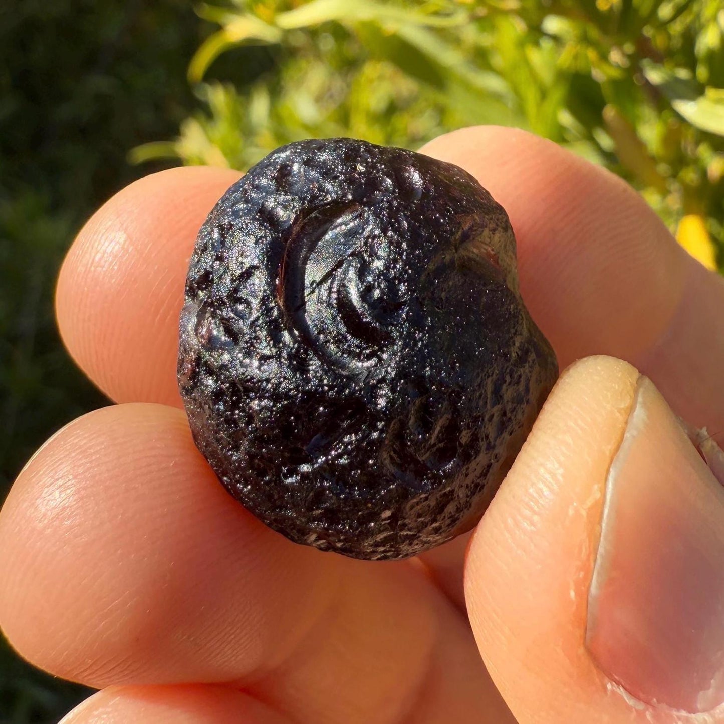 Colombianite Specimen, Beautiful and Translucent, Shamanic, Tektite, Pseudotektite, Obsidian, Healing Energy, Metaphysical, 8.66 grams
