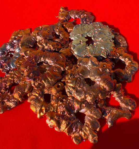 Arizona Splash Copper Florets, Available in Four Sizes, Copper Florets, Beautiful Colors, Copper, Grounding Copper, Copper, Arizona Gift