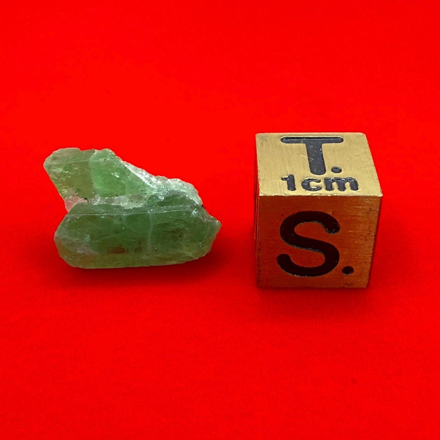 Rare Tsavorite Garnet, 1.73g/ 8.65ct, Mined in Madagascar, Vivid Green Crystal, Heart Chakra Collector’s Gem, Natural Raw Garnet