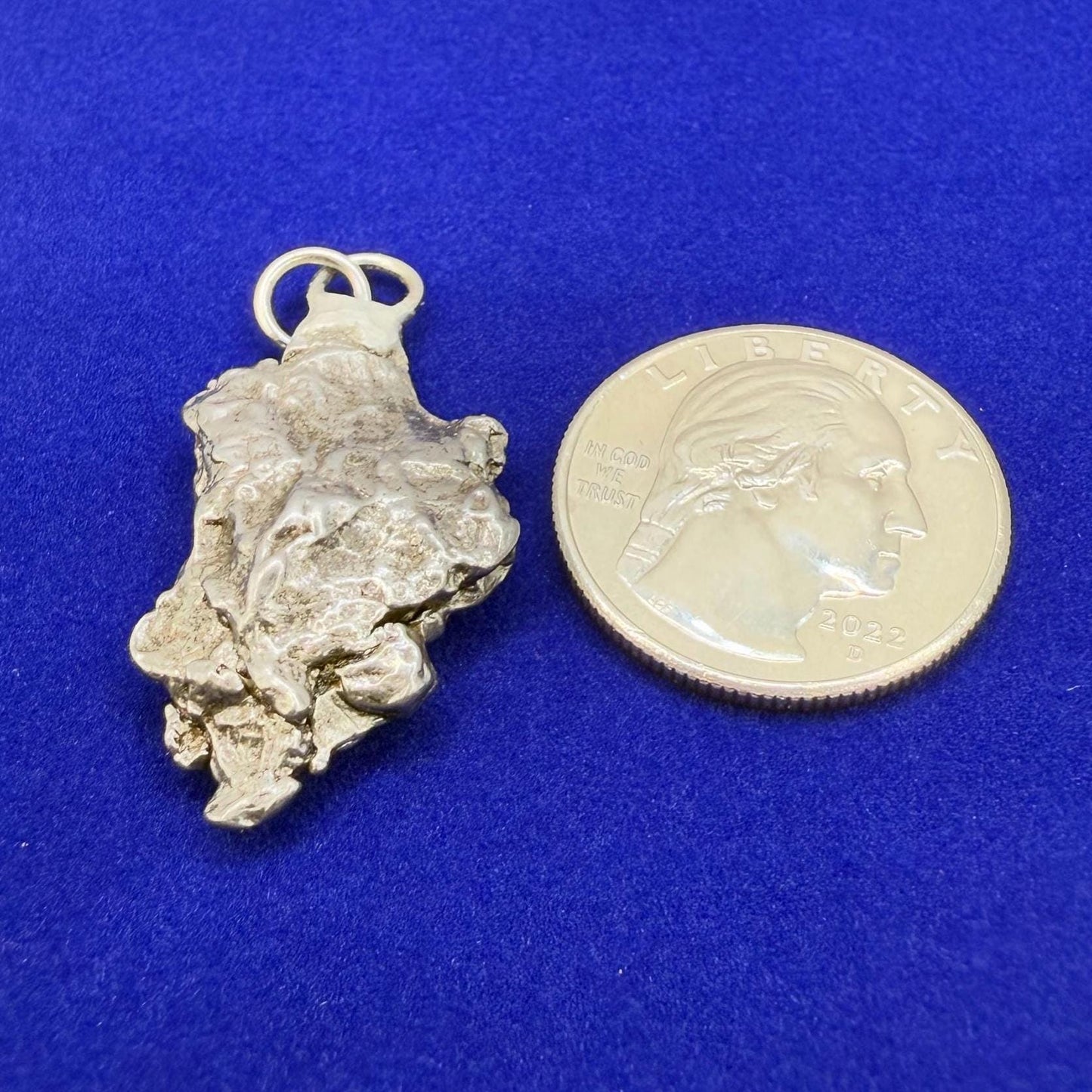Beautiful Meteorite Pendant, Campo del Cielo, 10.81 grams, Astronomy Gift, Authentic Meteorite, Meteorite Jewelry, Meteorite Pendant, COA