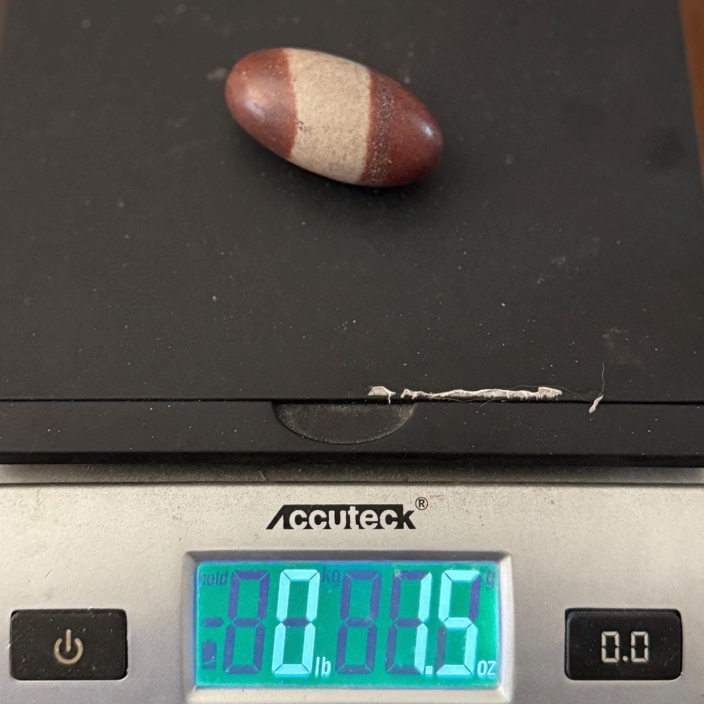 Beautiful Shiva Lingam, India, Hindu God, weighs 1.5 ounces, Shiva, Fertility Stone, Energy Work, Reiki, Rock Collection