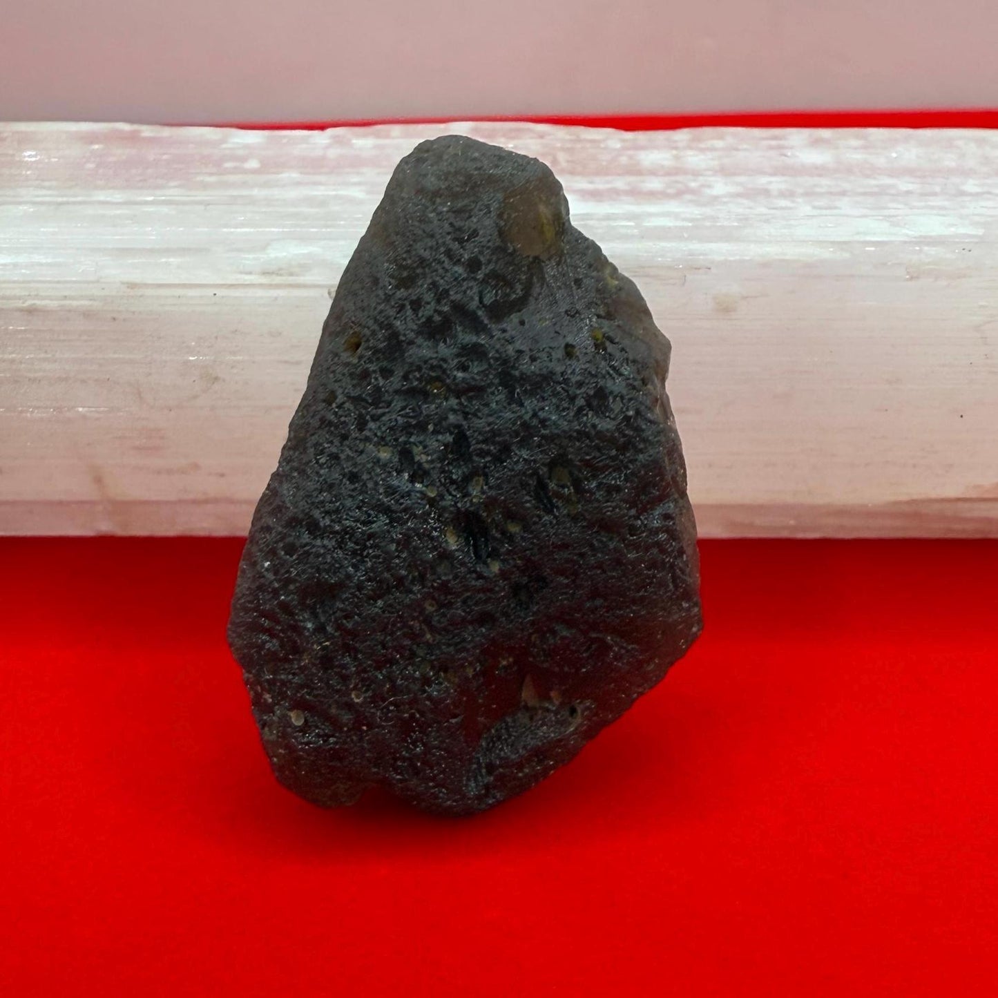 Agni Manitite, Rare Tektite, Pearl of Divine Fire, Indochinite Tektite, Rock Impactite, Reiki, Java, Indonesia, 15.60 grams, Astronomy Gift