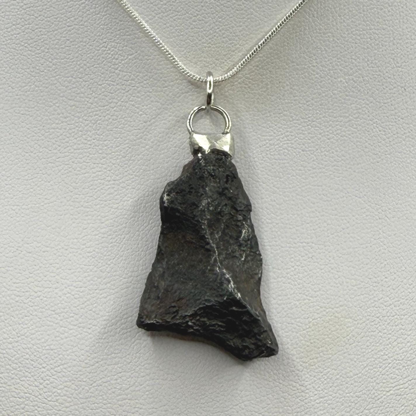 Rare Canyon Diablo Meteorite Pendant 15.50 grams, Beautiful and unique meteorite formation, Astronomy Gift, Space Gift, Iron Meteorite