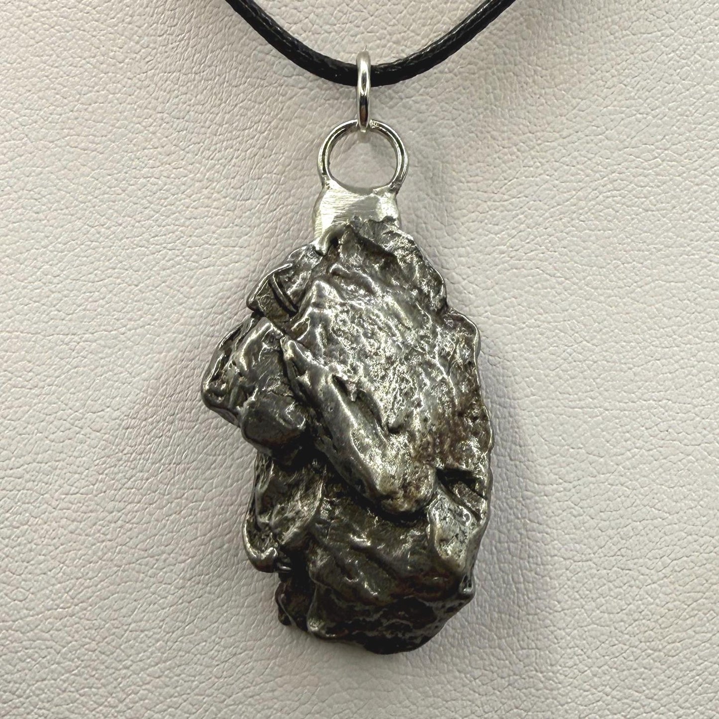 Beautiful Meteorite Campo del Cielo Pendant, 19.41 grams, Astronomy Gift, Authentic Meteorite, Meteorite Jewelry, Meteorite Pendant, COA
