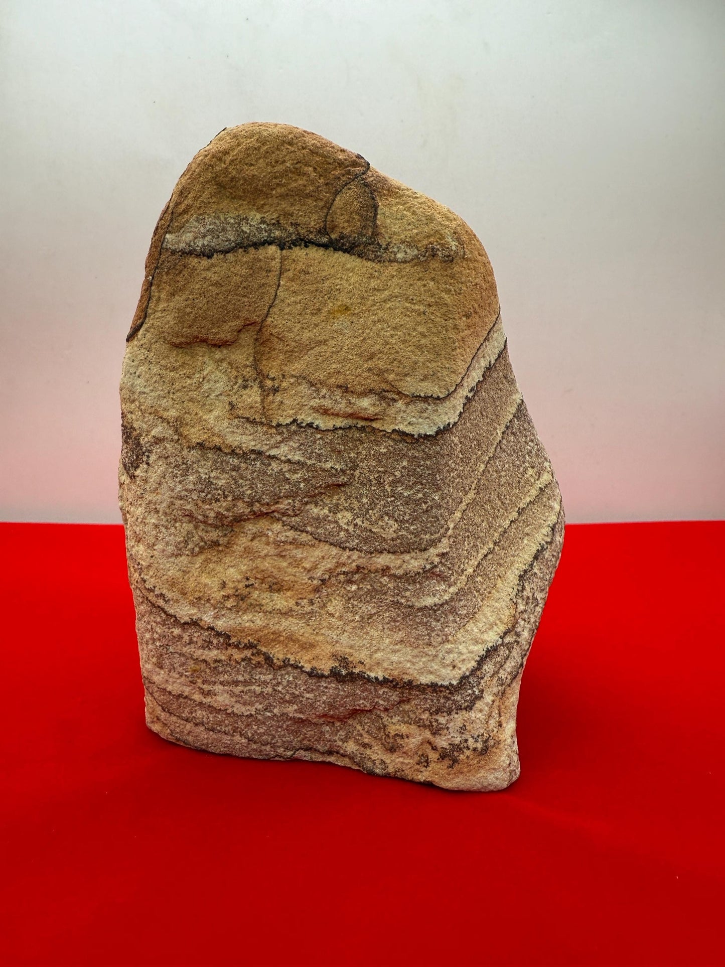 Beautiful Sandstone Sculpture from Kanab Utah, Natural, Shinarump, Sandstone, Sandstone Specimen, Rock Collection, 1 lb 3.8 ounces