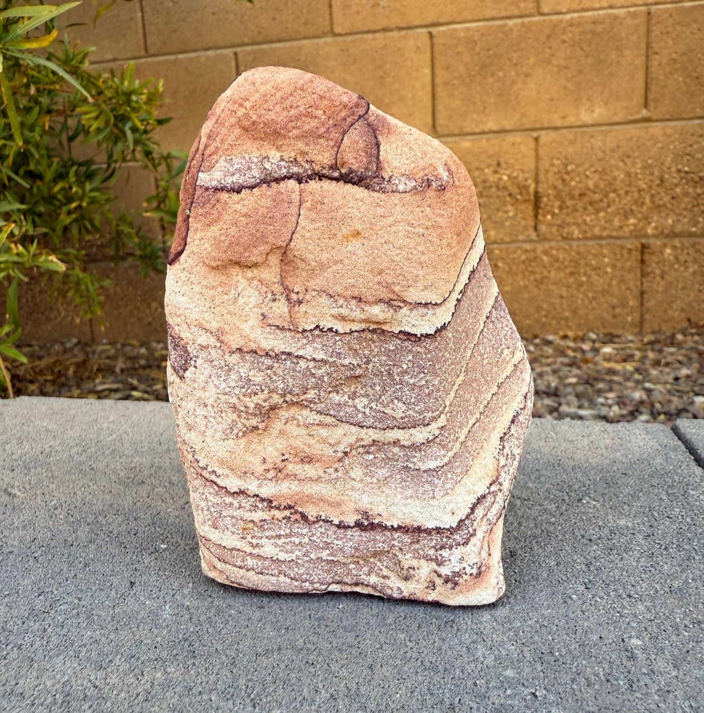 Beautiful Sandstone Sculpture from Kanab Utah, Natural, Shinarump, Sandstone, Sandstone Specimen, Rock Collection, 1 lb 3.8 ounces