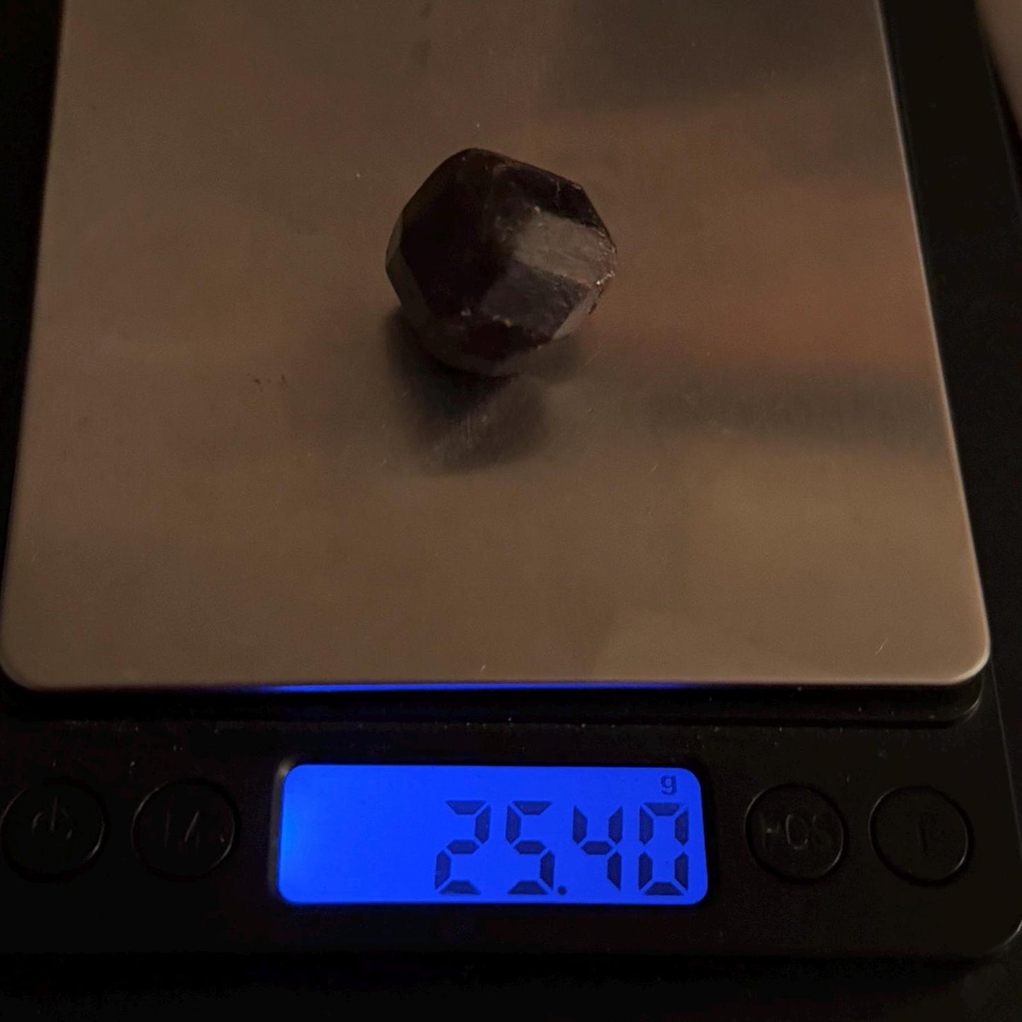 Almandine Garnet, Garnet, Morocco, Natural Garnet, Authentic, Manifestation, Protection, Rock Collection, Dodecahedron, 25.40 grams