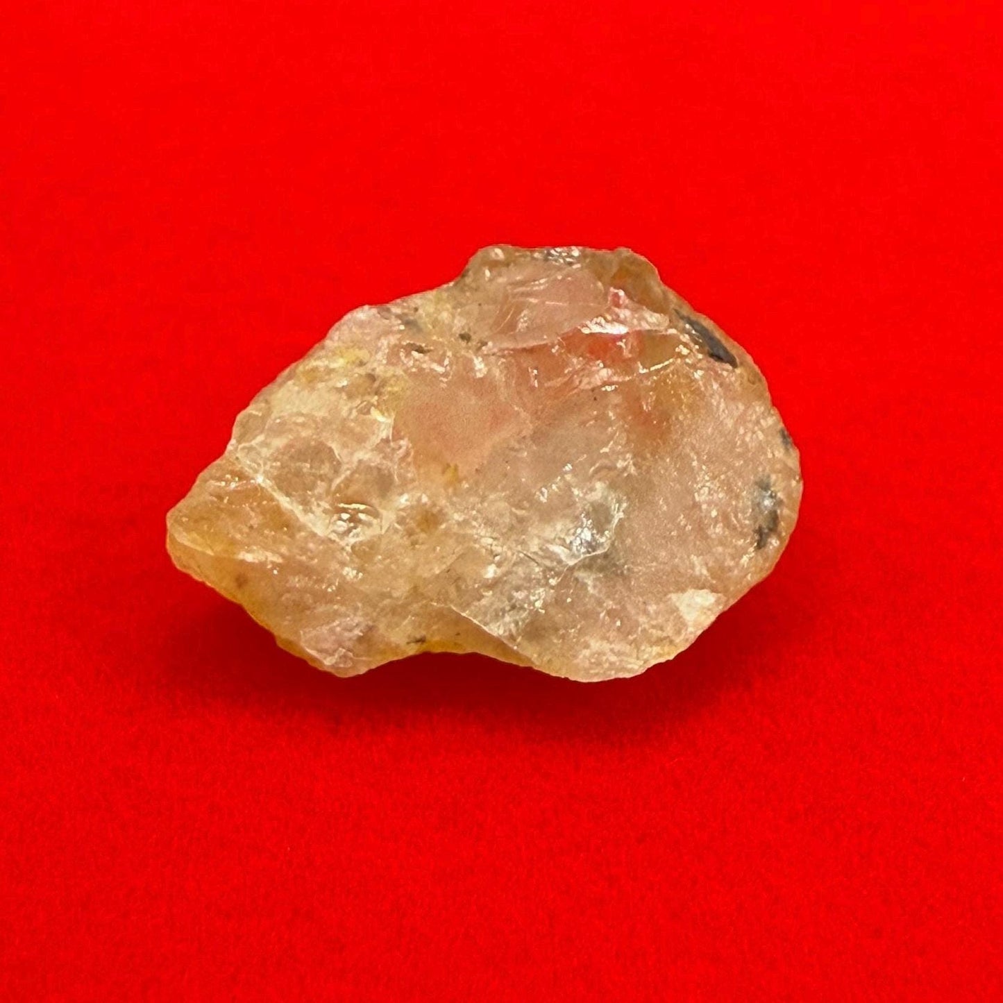 Rare Golden Brazilian Phenacite Crystal 0.94g, 4.7 carats, High-Vibration Energy Stone, Spiritual Growth, Transformation, and Meditation