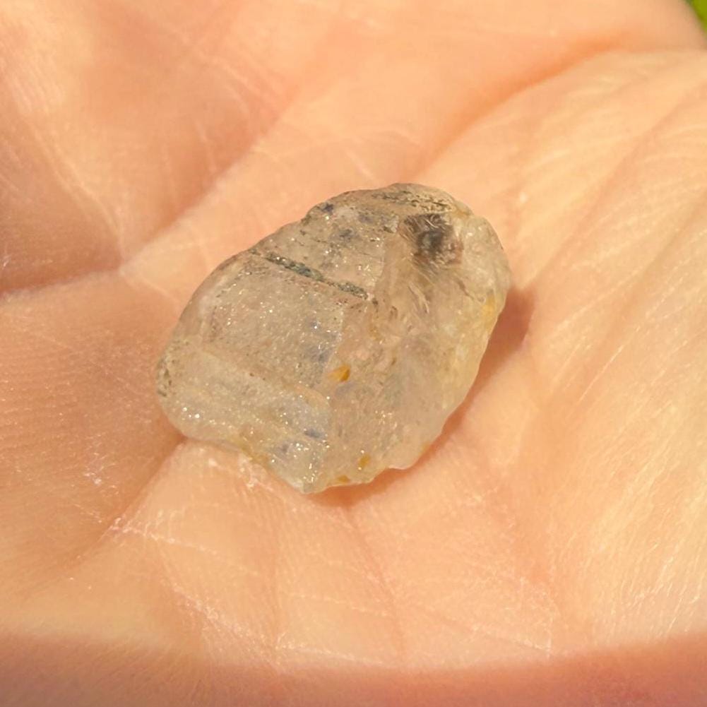 Beautiful Phenacite|Phenakite Crystal, Gold Colored Specks, Authentic Phenacite, Awakening, Brazilian Phenacite, 2.92 grams, 14.6 Carats