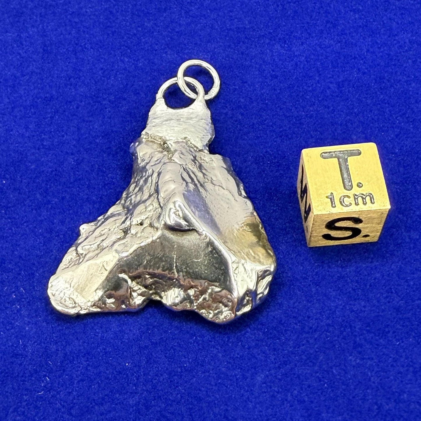 Beautiful Aletai Meteorite Pendant, 22.88 grams, Astronomy Gift, Authentic Meteorite, Meteorite Jewelry, Meteorite Pendant, COA, Space Gift