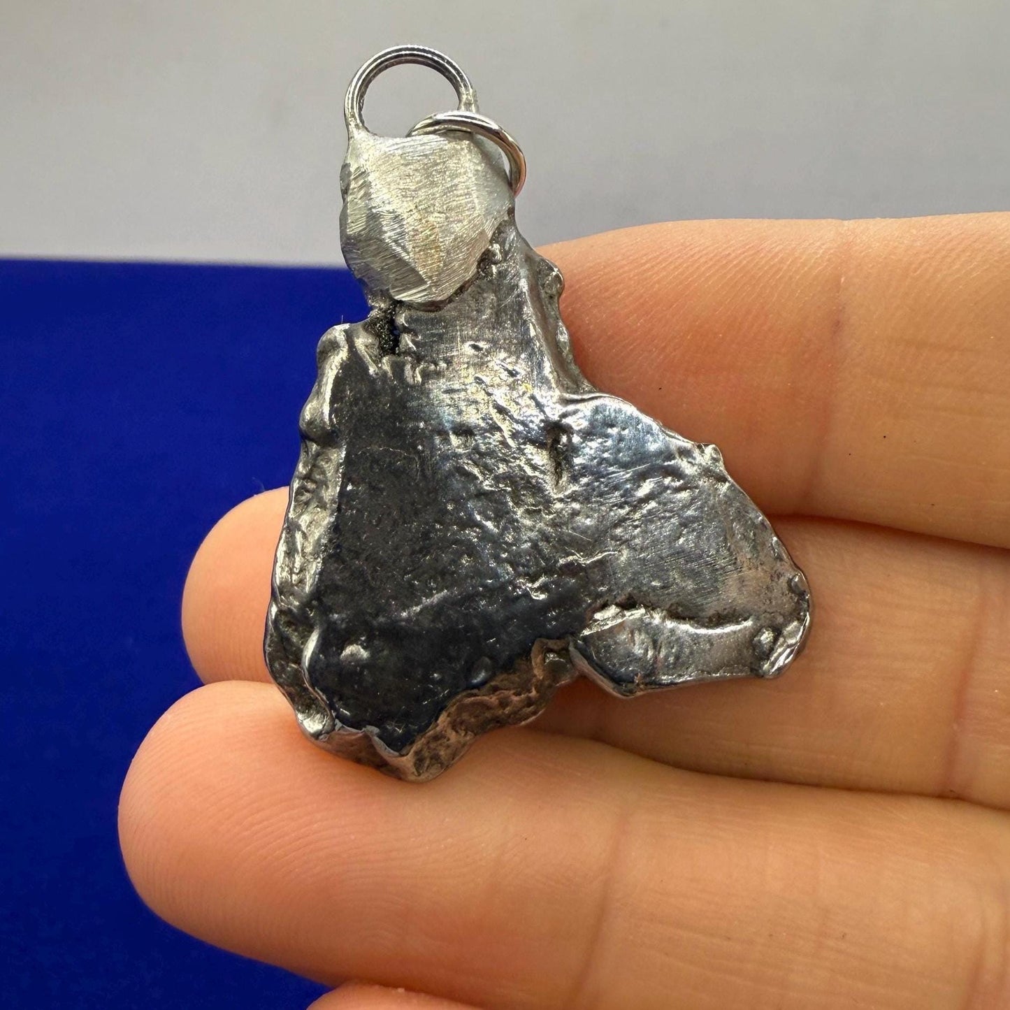 Beautiful Aletai Meteorite Pendant, 22.88 grams, Astronomy Gift, Authentic Meteorite, Meteorite Jewelry, Meteorite Pendant, COA, Space Gift