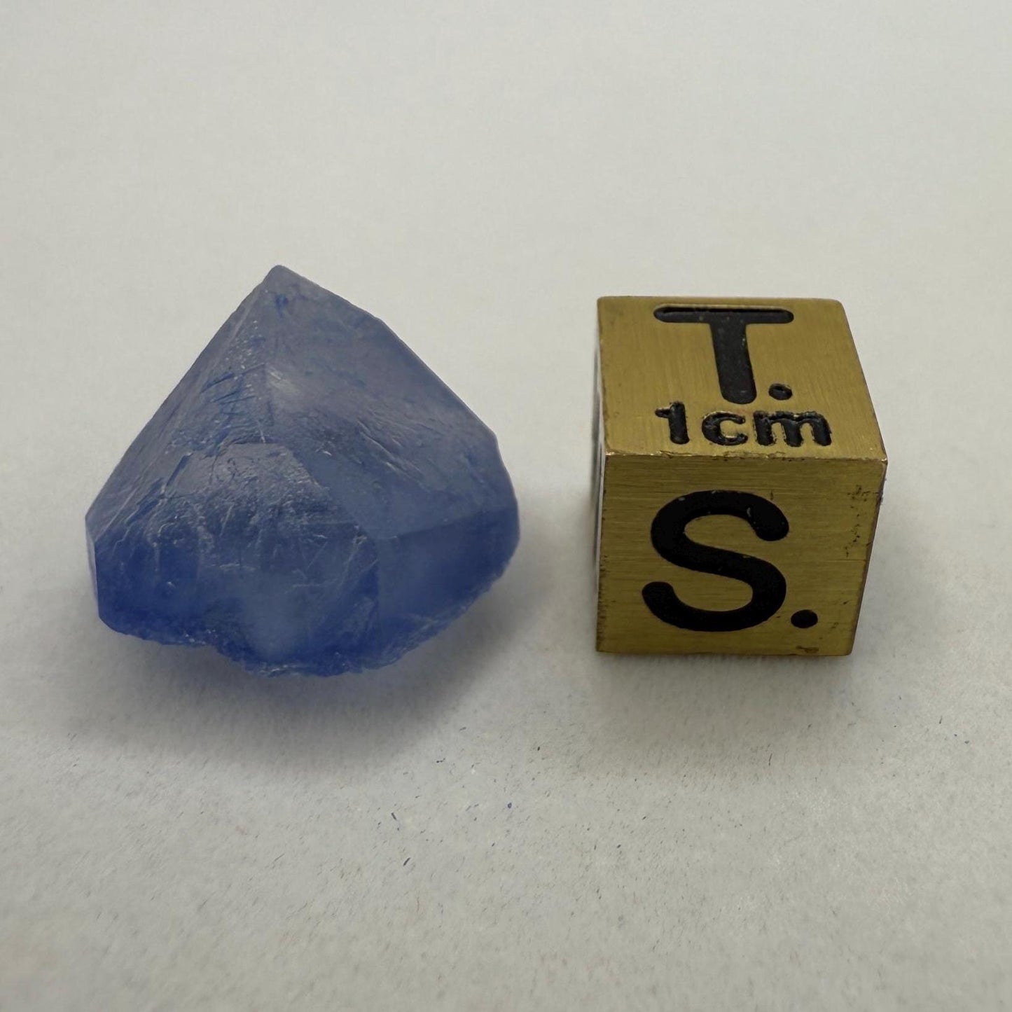 Rare Blue Dumortierite Crystal from Bahia, Brazil, Terminated– 4.28g/21.4ct, Gemstone for Collectors, Meditation, Reiki, Healing Decor