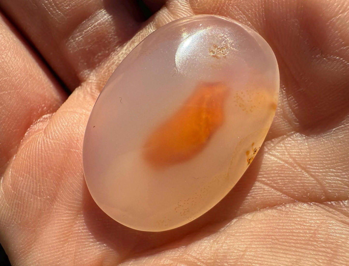 Enhydro Agate, Indonesia Agate, Agate, Enhydro, Rare and Unique Stone, Water bubble, Earth and Water, Energy Work, Rock Collection, 7.17g